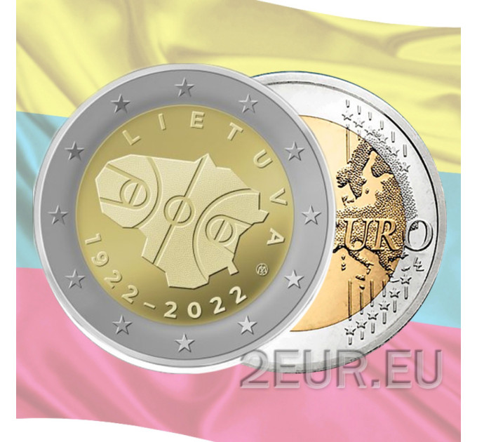 Litouwen 2 euro UNC 2022 - 100 jaar basketbal in Litouwen