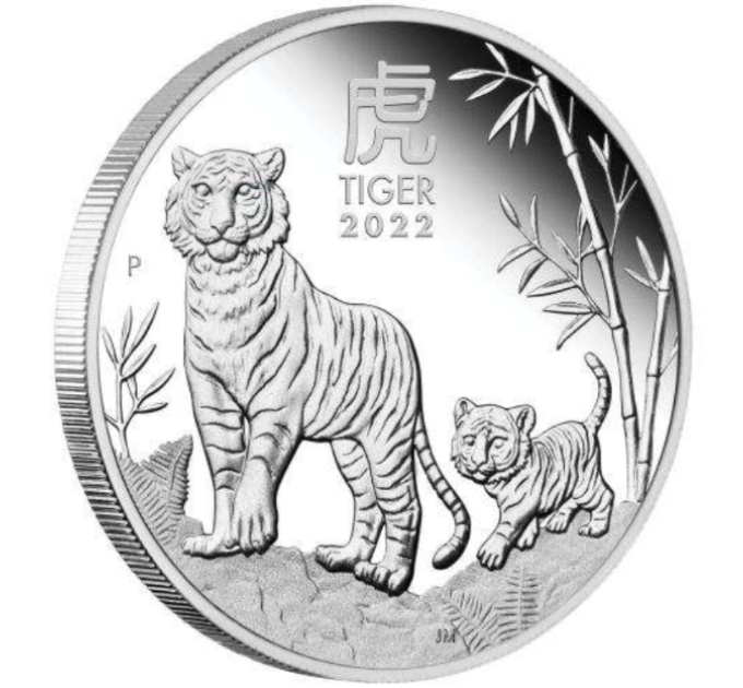 Australië 1 OZ BU 2022 - Jaar van de Tijger