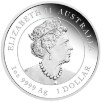 Australië 1 OZ BU 2022 - Jaar van de Tijger