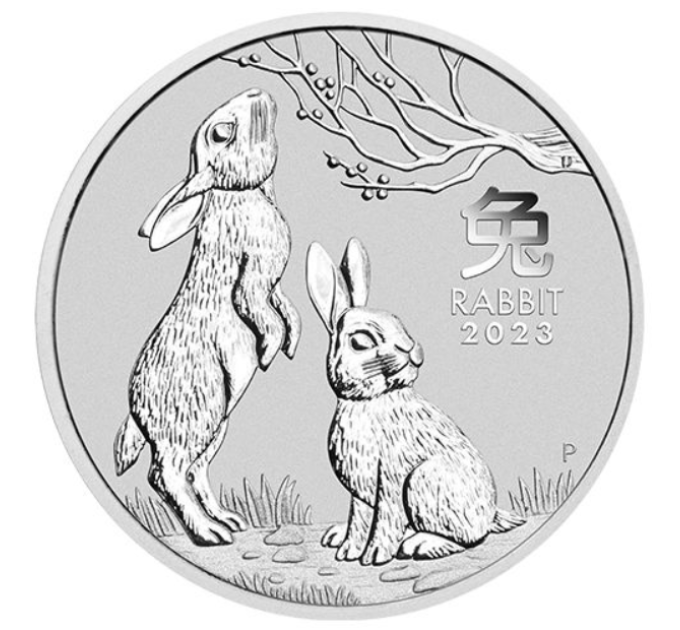 Australië 1 OZ BU 2023 - Jaar van het Konijn