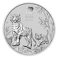 Australië 2 OZ BU 2022 - Jaar van de Tijger