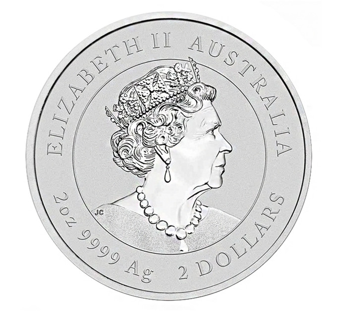 Australië 2 OZ BU 2022 - Jaar van de Tijger