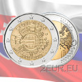 Slowakije 2 euro UNC 2012 - 10 jaar Euro Cash