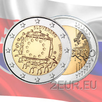 Slowakije 2 euro UNC 2015 - 30e verjaardag van de EU-vlag