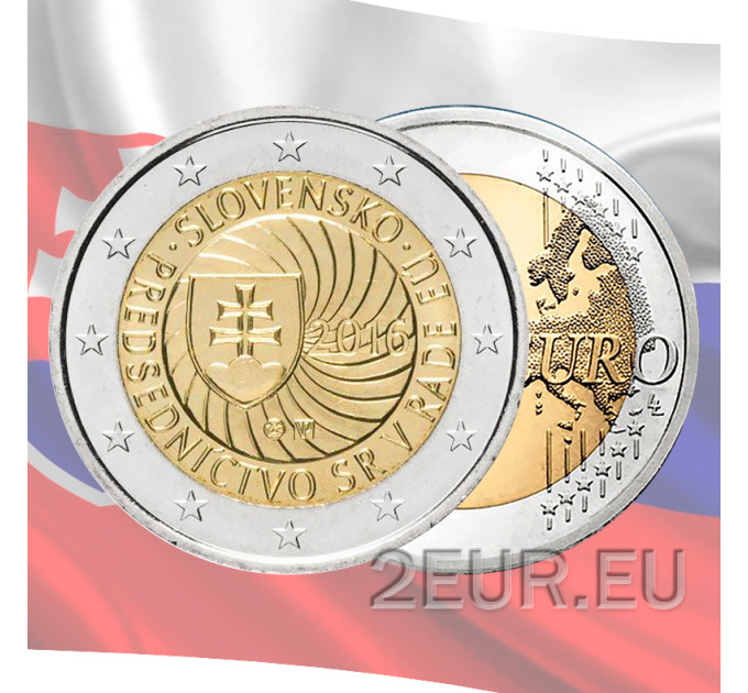 Slowakije 2 euro UNC 2016 - Slowaaks voorzitterschap van de Raad van de Europese Unie