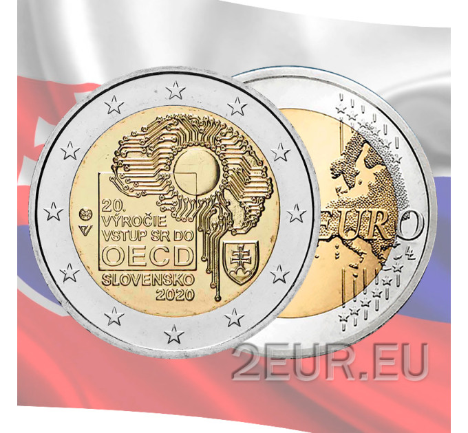 Slowakije 2 euro UNC 2020 - 20e verjaardag van toetreding tot de OECD