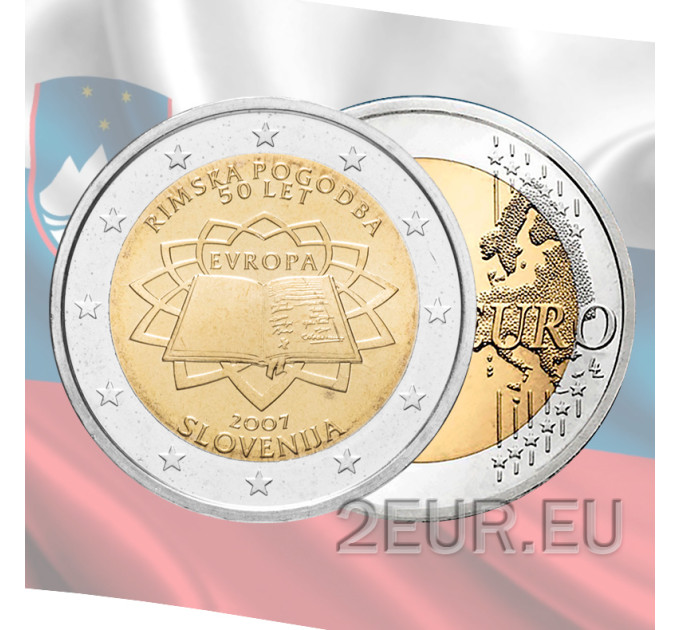 Slovenië 2 euro UNC 2007 - 50 Jaar Verdrag van Rome