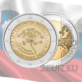 Slovenië 2 euro UNC 2010 - 200 jaar botanische tuinen van Ljubljana