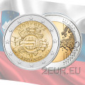 Slovenië 2 euro UNC 2012 - 10 jaar Euro Cash