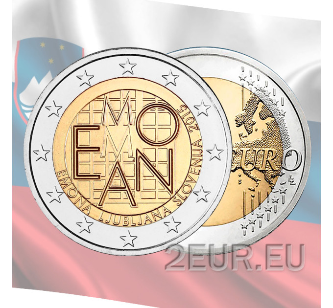 Slovenië 2 euro UNC 2015 - 2000e verjaardag van de oprichting van Emona - Ljubljana