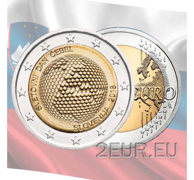 Slovenië 2 euro UNC 2018 - Wereldbijendag