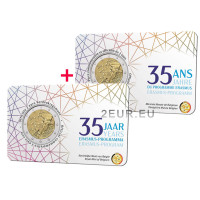 België 2 euro BU 2022-2 - 35 jaar Erasmus - NL+FR 