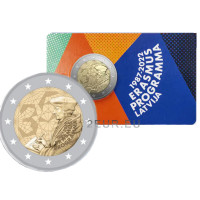 Letland 2 euro BU 2022 - 35 jaar Erasmus