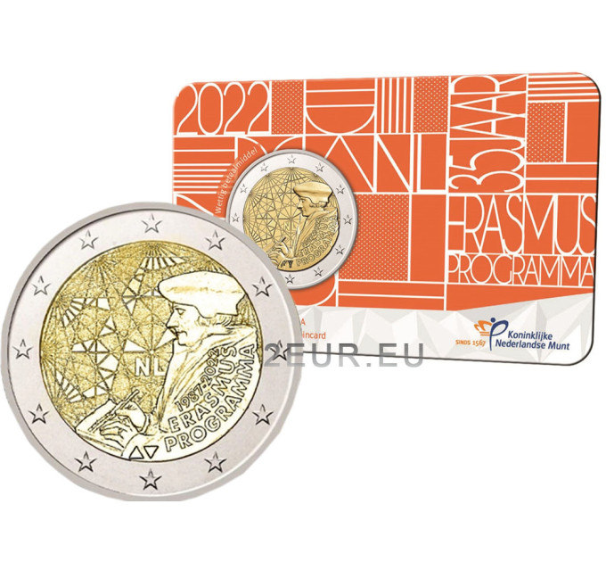Netherlands 2 euro BU 2022 - 35 jaar Erasmus