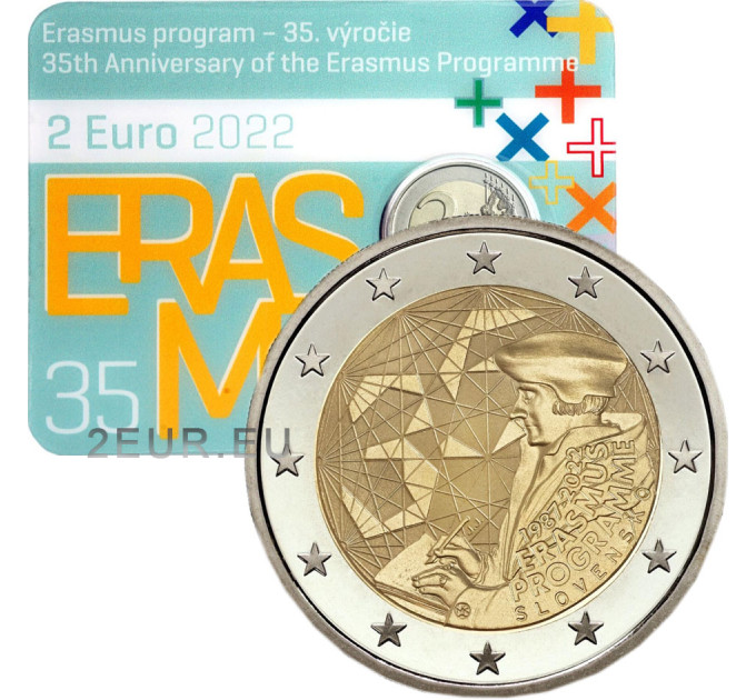 Slowakije 2 euro BU 2022 - 35 jaar Erasmus