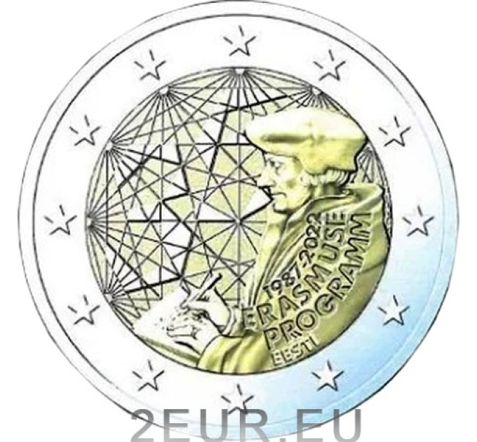 Estland 2 euro UNC 2022 - 35 jaar Erasmus