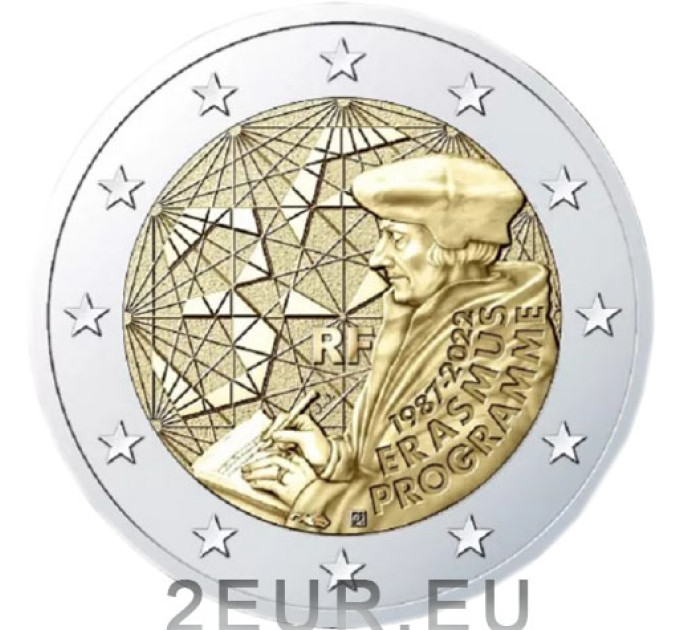 Frankrijk 2 euro ROL 2022 - 35 jaar Erasmusprogramma
