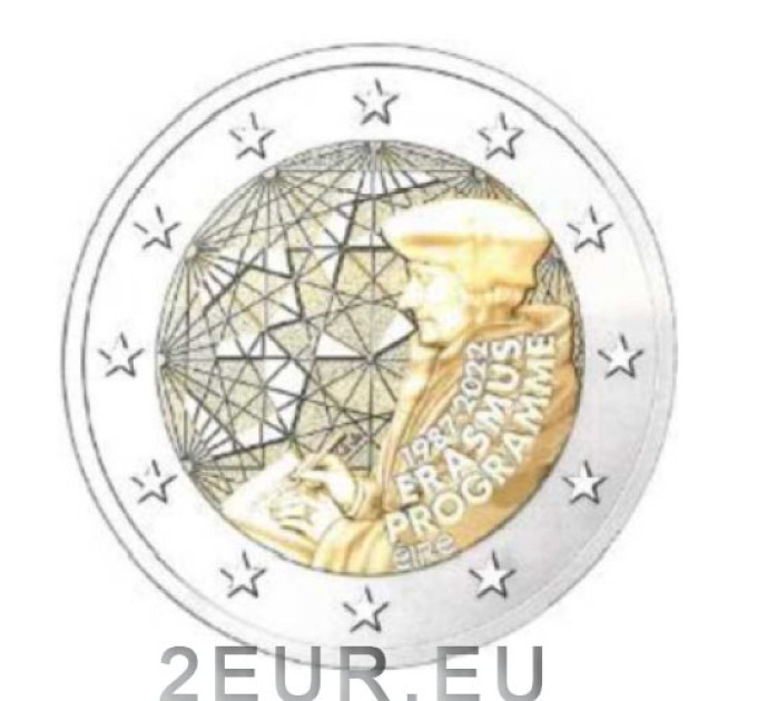 Ierland 2 euro UNC 2022 - 35 jaar Erasmus