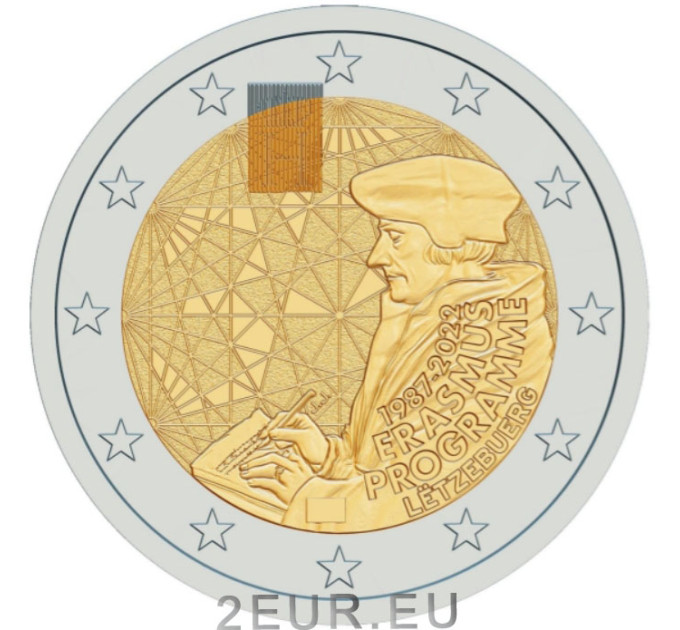 Luxemburg 2 euro UNC 2022 - 35 jaar Erasmusprogramma