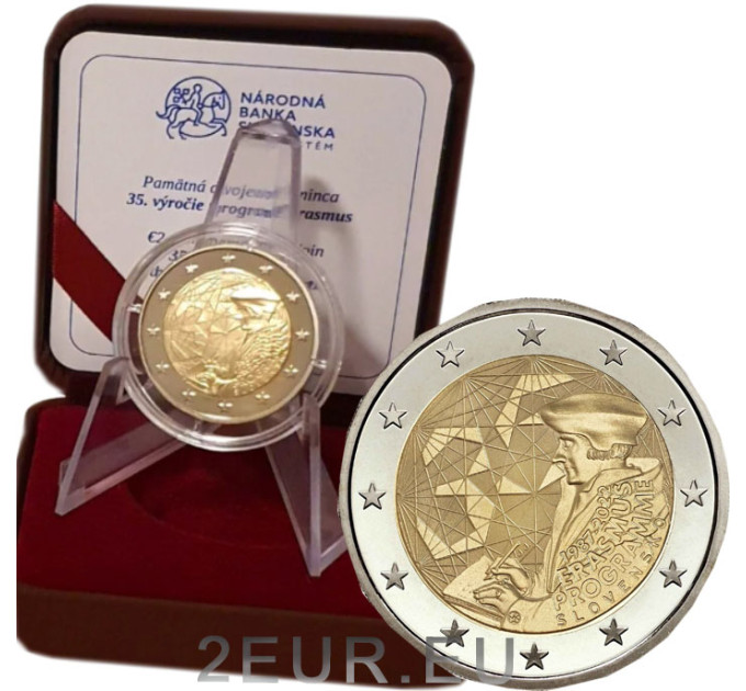 Slowakije 2 Euro proof 2022 - 35 jaar Erasmus