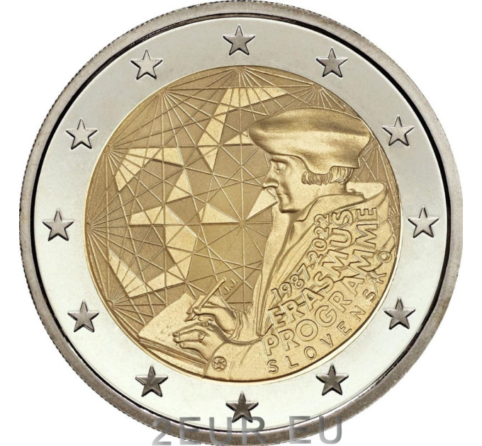 Slowakije 2 euro UNC 2022 - 35 jaar Erasmus