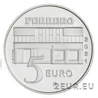 Italië 5 euro zilver BU 2021 - Nutella drieluik