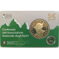 Italië 5 euro zilver BU 2019 - Honderdjarig bestaan ​​van de Nationale Alpenvereniging