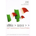 Italy 2 euro Coincard 2011 - 150th Anniversary of the Italian Unification