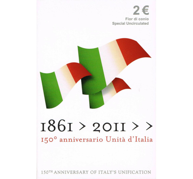 Italy 2 euro Coincard 2011 - 150th Anniversary of the Italian Unification