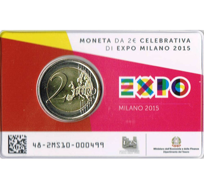 Italië 2 euro BU 2015 - Expo Milaan