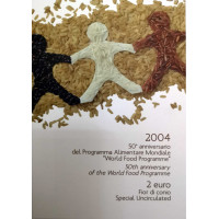 Italië 2 euro BU 2004 - 40 jaar Wereldvoedselprogramma