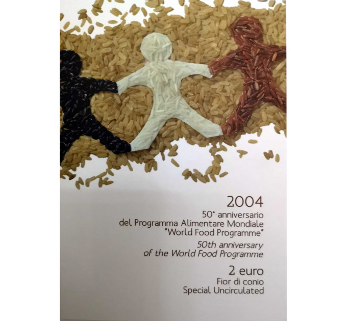 Italië 2 euro BU 2004 - 40 jaar Wereldvoedselprogramma