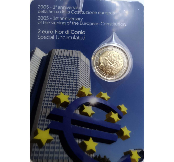 Italië 2 euro BU 2005 - 1e verjaardag van de ondertekening van de EU-grondwet