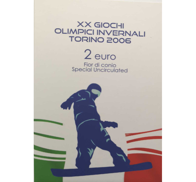 Italië 2 euro BU 2006 - Olympische Winterspelen Turijn