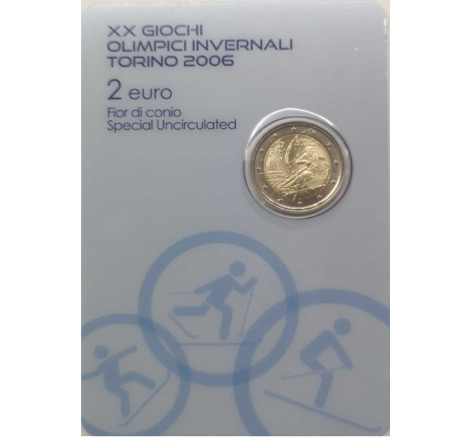 Italië 2 euro BU 2006 - Olympische Winterspelen Turijn
