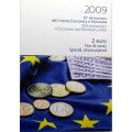 Italië 2 euro BU 2009 - 10e verjaardag EMU