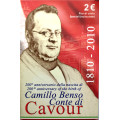 Italië 2 euro BU 2010 - 200e geboortedag van Camillo Benso graaf van Cavour