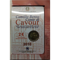 Italië 2 euro BU 2010 - 200e geboortedag van Camillo Benso graaf van Cavour