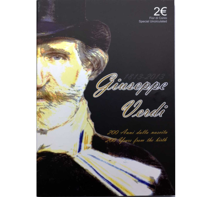 Italië 2 euro BU 2013 - 200ste verjaardag van de geboorte van Giuseppe Verdi