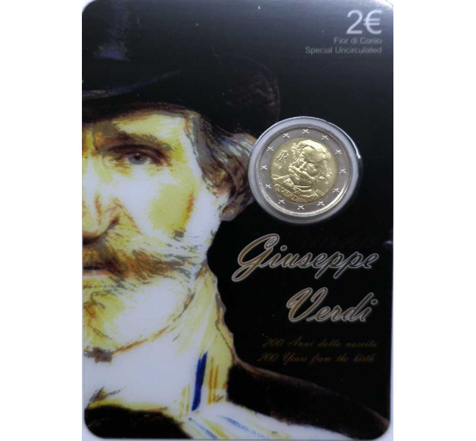 Italië 2 euro BU 2013 - 200ste verjaardag van de geboorte van Giuseppe Verdi