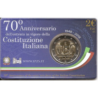 Italië 2 euro BU 2018 - 70e verjaardag van de Italiaanse grondwet