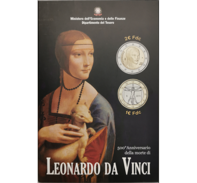 Italië 2 euro BU 2019 - 500e verjaardag van de dood van Leonardo da Vinci