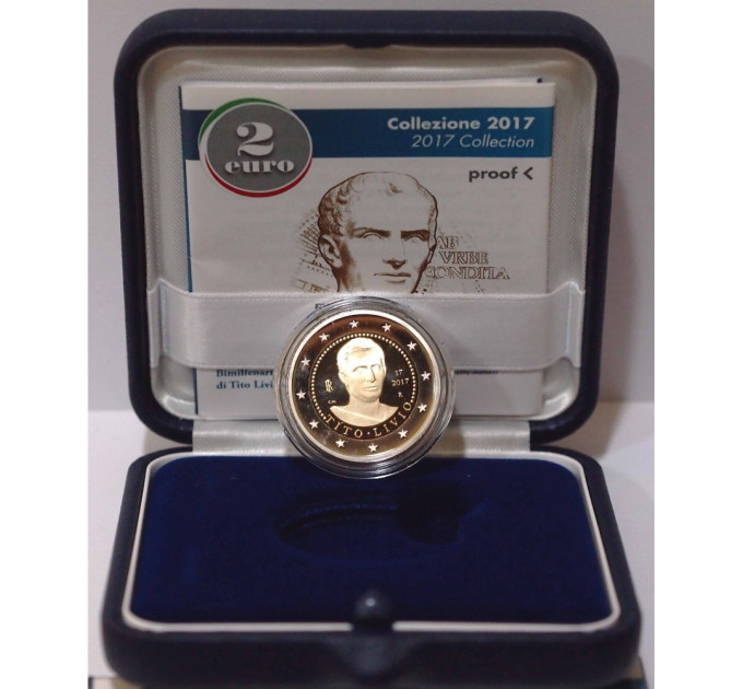 Italië 2 euro proof 2017 - 2000e verjaardag van de dood van Tito Livio