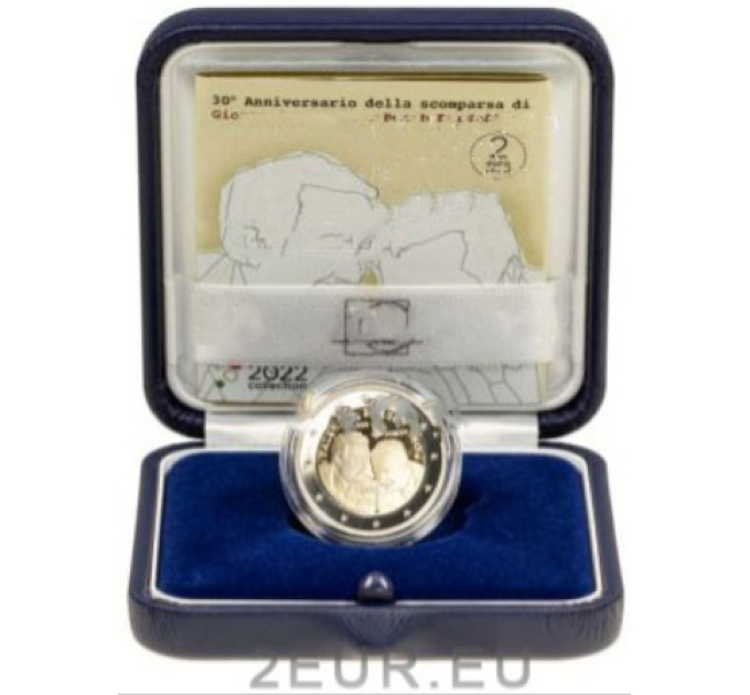 Italië 2 euro proof 2022 - 30e sterfdag van Giovanni Falcone en Paolo Borsellino
