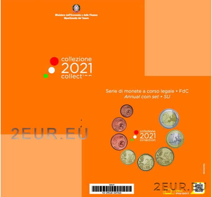 Italië 2021 - Euro Set BU  