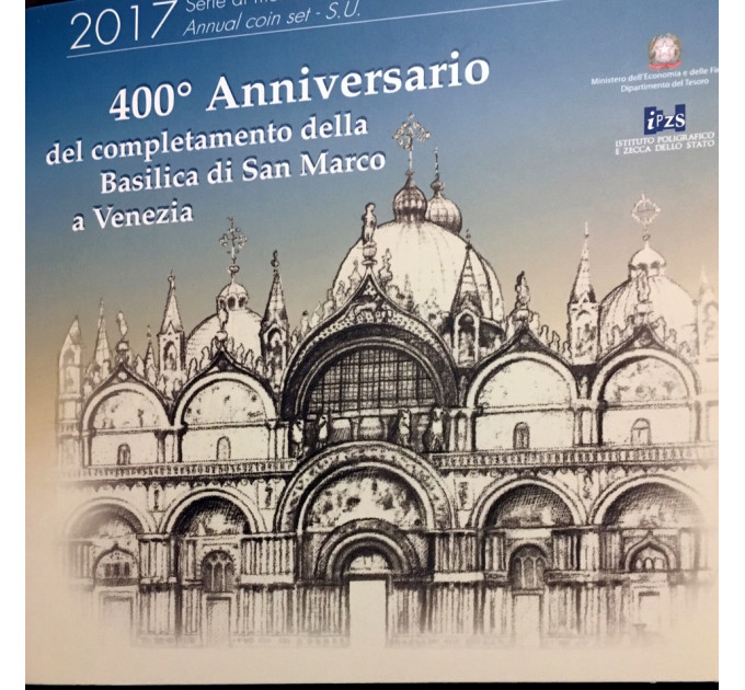 Italië 2017 - Euro Set BU  - Basiliek van San Marco in Venetië