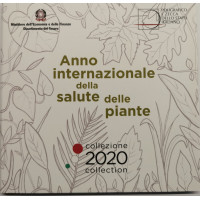 Italië 2020 - Euro Set BU + zilver - "Jaar van de plantgezondheid" 
