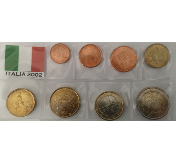 Italië euro set UNC 2002