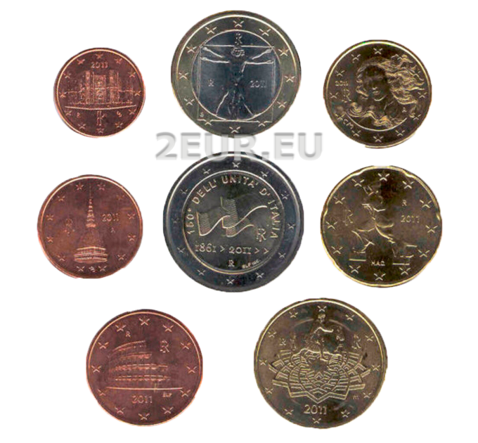 Italië euro set UNC 2011