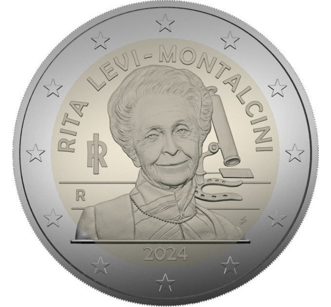 Italië 2 euro UNC 2024 - Rita Levi-Montalcini